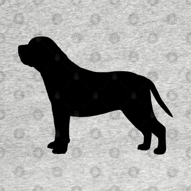 Mastiff Silhouette by Coffee Squirrel